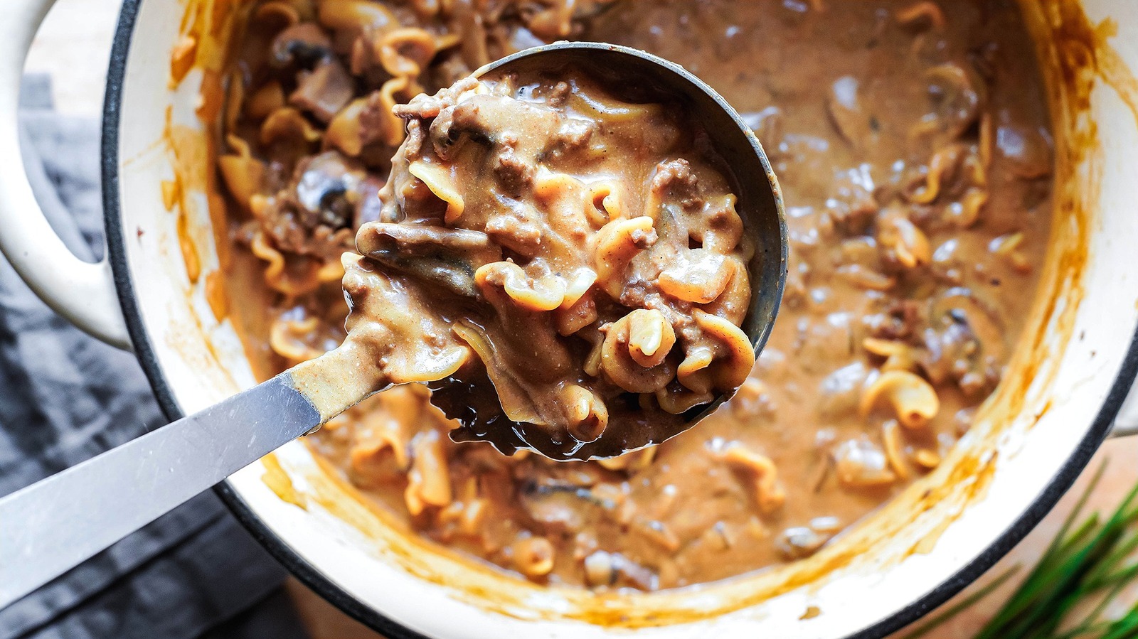 With Greek Yogurt And Ground Beef, You Have The Start Of A Hearty, High-Protein Pasta Dish