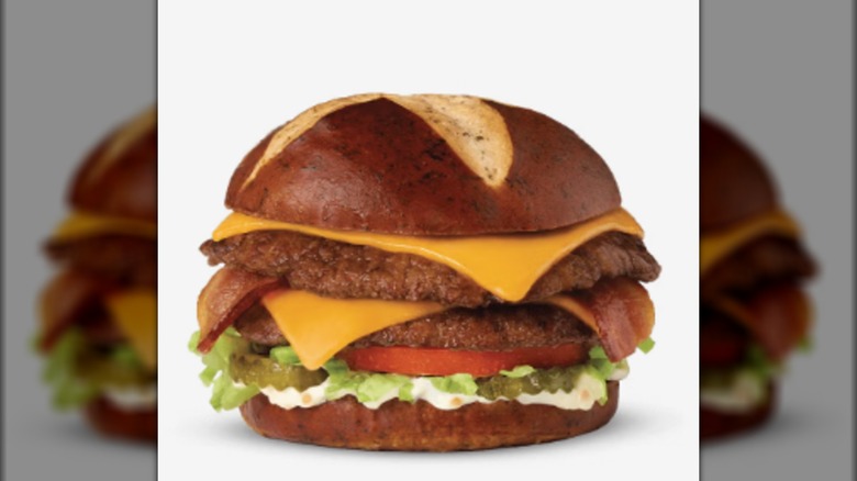 Culver's Double Roasted Garlic & Bacon Pub Burger