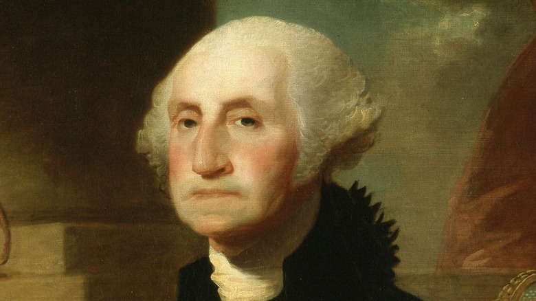 A portrait of George Washington