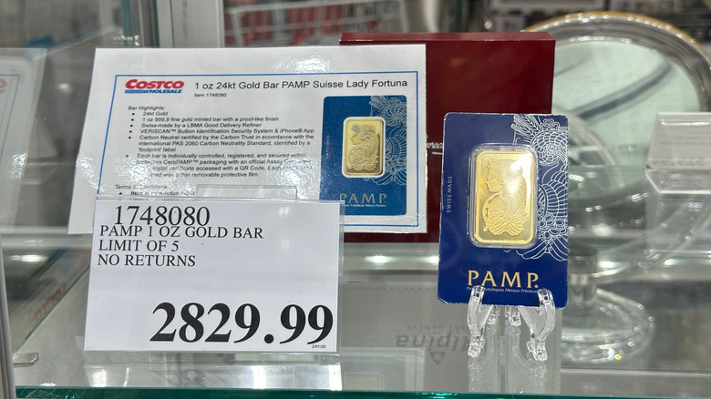 Costco gold limited sign