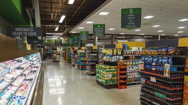 Interior of Publix store