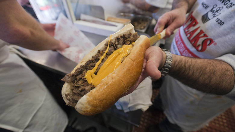 Cheesesteak with Cheese Whiz