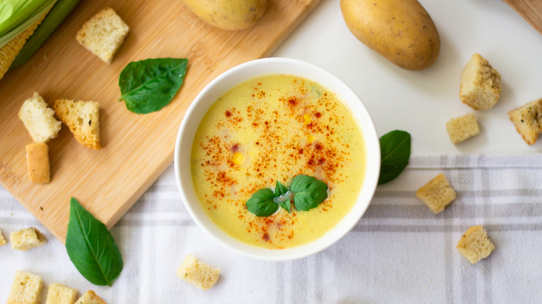 creamy corn and potato soup