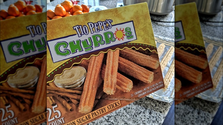 Box of Tio Pepe's Churros