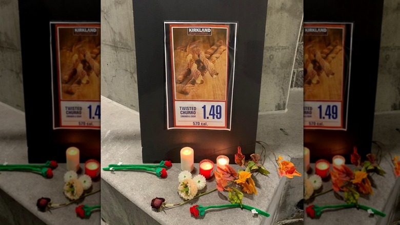 Memorial for Costco's twisted churros