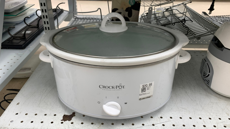An old Crock-Pot on a store shelf