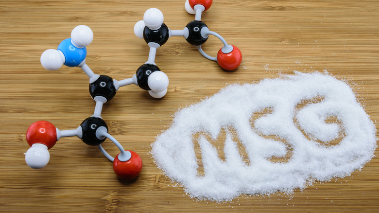 msg on table