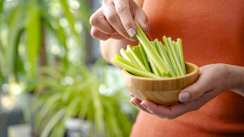 celerey in a bowl