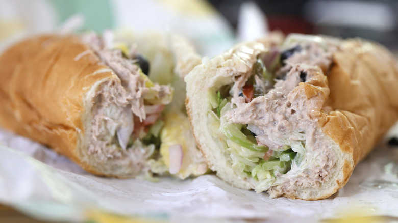Subway tuna sandwich