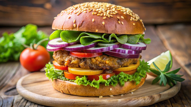veggie burger