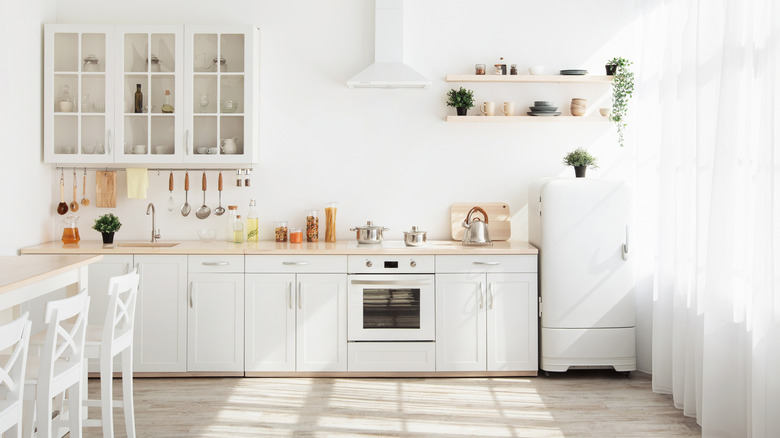 a home kitchen