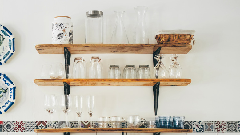 Photo of kitchen wall storage