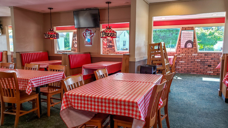 Interior of Pizza Hut