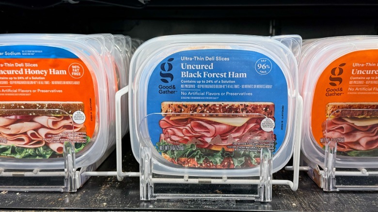 Deli meat in Target store