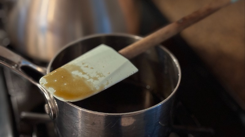 simple syrup coating spatula