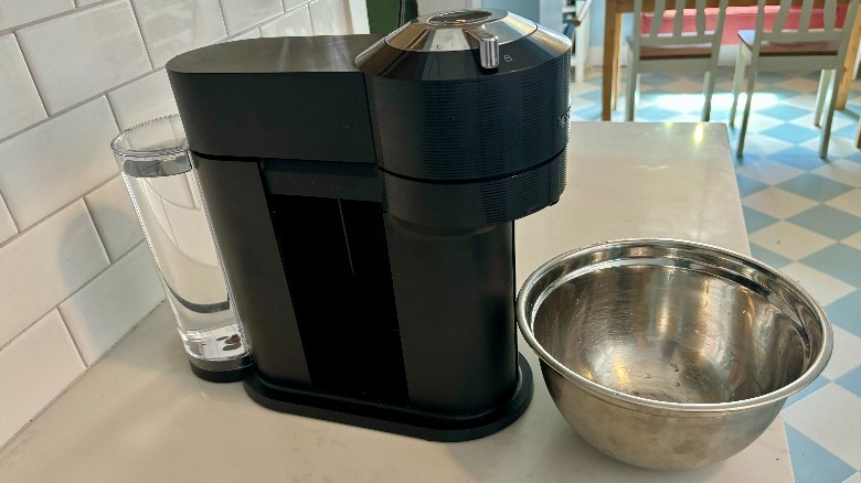 Bowl and filled Nespresso