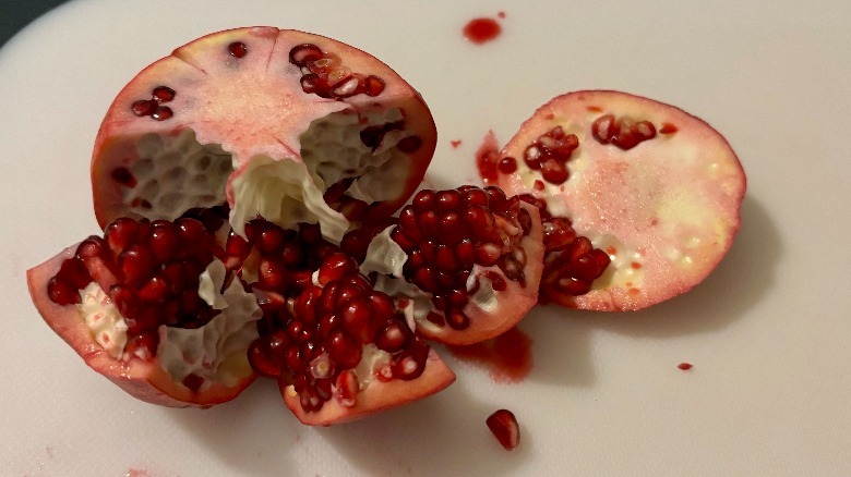 pomegranate pieces