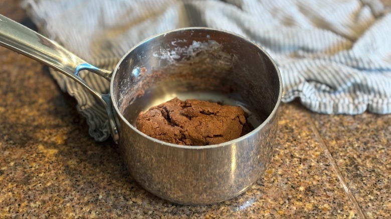 forming shaggy dough for boba pearls